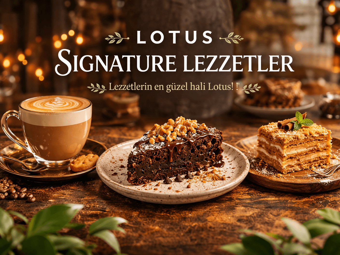 Lotus Coffee House imza alanı